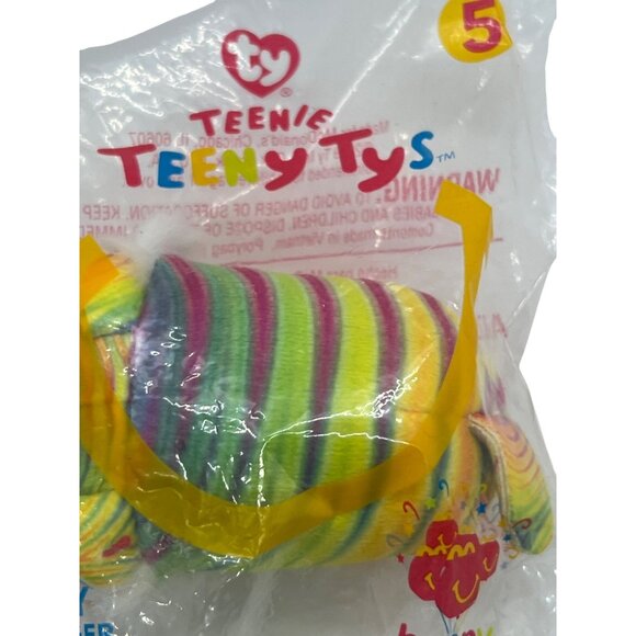 McDonalds HapTy Teenie Teeny Tys Tiggy The Tiger Plush Toy New In Package Vintag - Picture 2 of 5